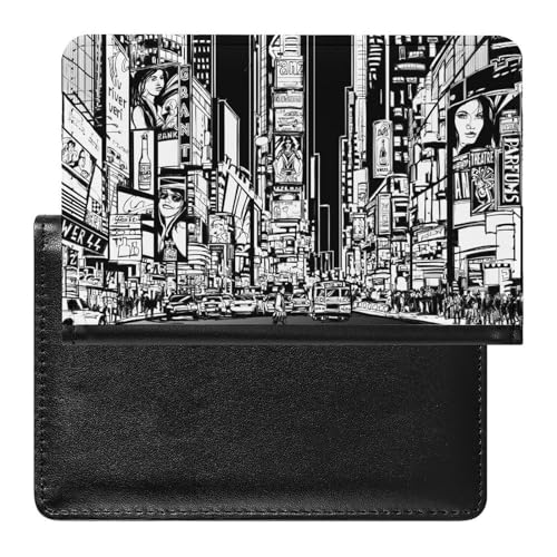 Reisepasshülle Stadt Reisepass Tasche Reise Gadget Impfpass Hülle Für Damen Herren von SMACQ