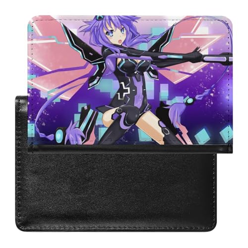 SMACQ Reisepass Hülle Anime-Mädchen Passhülle Reisepassetui Reisezubehör Passport Holder Für Damen Herren von SMACQ