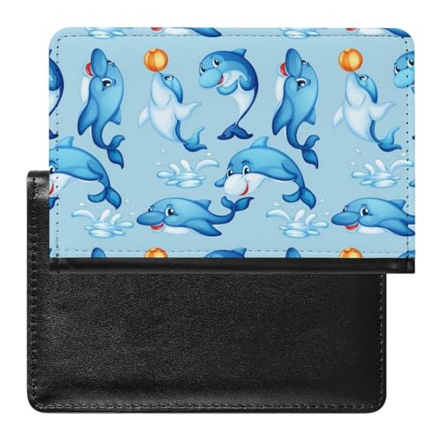 SMACQ Reisepass Hülle Delfin Passhülle Reisepassetui Reisezubehör Passport Holder Für Damen Herren SMACQ Reisepass Hülle Delfin Passhülle Reisepassetui Reisezubehör Passport Holder Für Damen Herren von SMACQ