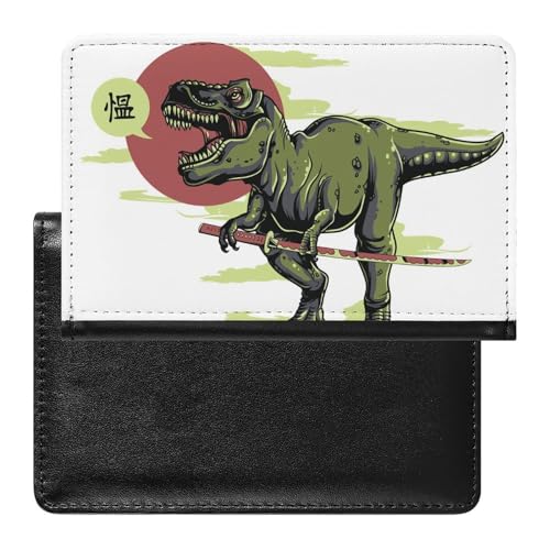 SMACQ Reisepass Hülle Dinosaurier Passhülle Reisepassetui Reisezubehör Passport Holder Für Damen Herren von SMACQ