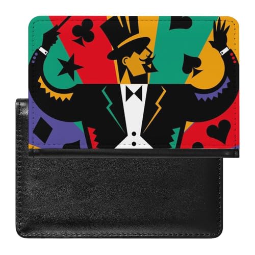 SMACQ Reisepass Hülle Poker-Gentleman Passhülle Reisepassetui Reisezubehör Passport Holder Für Damen Herren von SMACQ