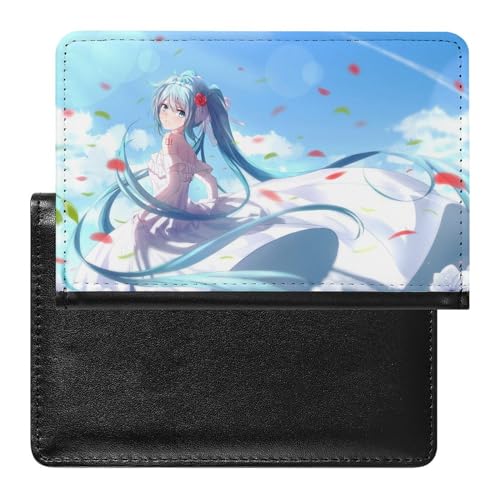 SMACQ Reisepasshülle Anime Mädchen Reisepass Tasche Reise Gadget Impfpass Hülle Für Damen Herren von SMACQ