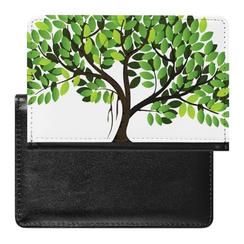 SMACQ Reisepasshülle Baum Reisepass Tasche Reise Gadget Impfpass Hülle Für Damen Herren von SMACQ