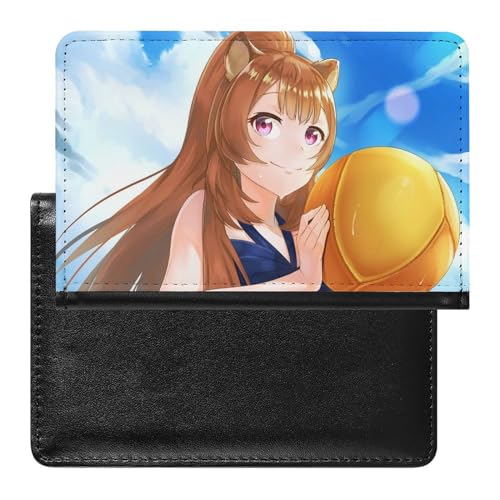 SMACQ Reisepasshülle Cartoon Mädchen Reisepass Tasche Reise Gadget Impfpass Hülle Für Damen Herren von SMACQ
