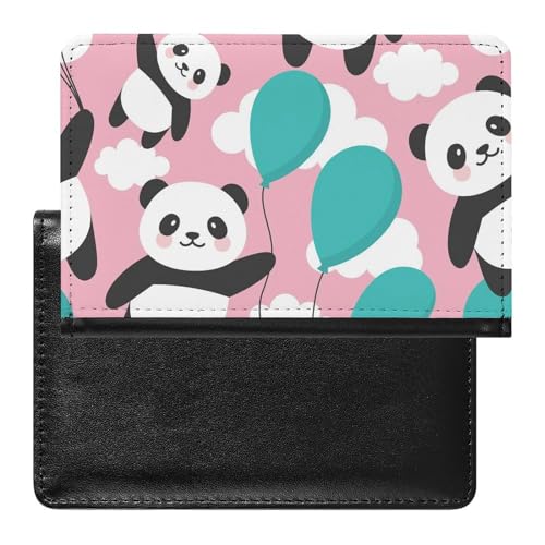 SMACQ Reisepasshülle Cartoon Panda Reisepass Tasche Reise Gadget Impfpass Hülle Für Damen Herren von SMACQ