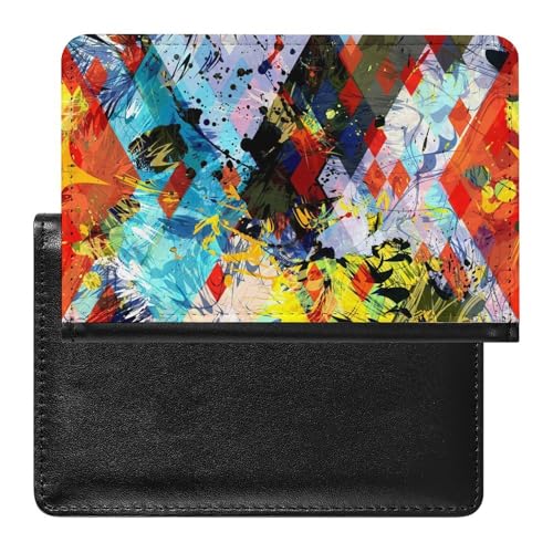 SMACQ Reisepasshülle Farbe Reisepass Tasche Reise Gadget Impfpass Hülle Für Damen Herren von SMACQ