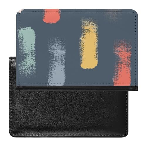 SMACQ Reisepasshülle Farbige Pigmente Reisepass Tasche Reise Gadget Impfpass Hülle Für Damen Herren von SMACQ