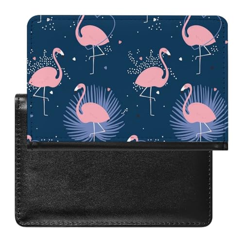 SMACQ Reisepasshülle Flamingo Reisepass Tasche Reise Gadget Impfpass Hülle Für Damen Herren von SMACQ