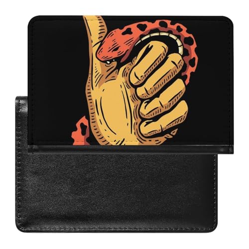 SMACQ Reisepasshülle Hand Schlange Reisepass Tasche Reise Gadget Impfpass Hülle Für Damen Herren von SMACQ