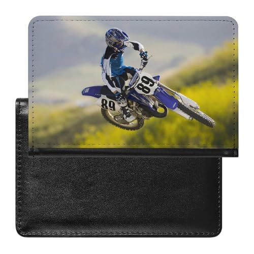 SMACQ Reisepasshülle Motocross Reisepass Tasche Reise Gadget Impfpass Hülle Für Damen Herren von SMACQ