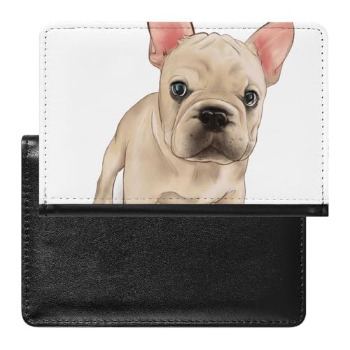 SMACQ Reisepasshülle Niedlicher Hund Reisepass Schutzhülle Geldbörsen Für Kreditkarten Ausweis Reisedokumente von SMACQ