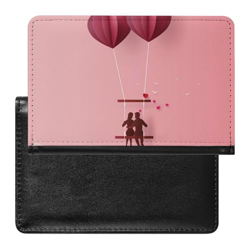 SMACQ Reisepasshülle Romantisches Paar Reisepass Schutzhülle Geldbörsen Für Kreditkarten Ausweis Reisedokumente von SMACQ