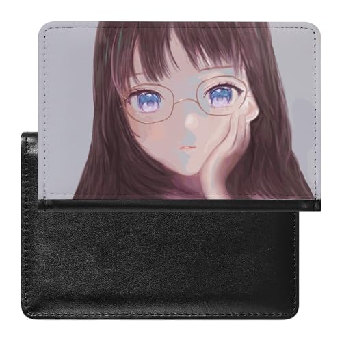 SMACQ Reisepasshülle Sanftes Mädchen Reisepass Schutzhülle Geldbörsen Für Kreditkarten Ausweis Reisedokumente von SMACQ