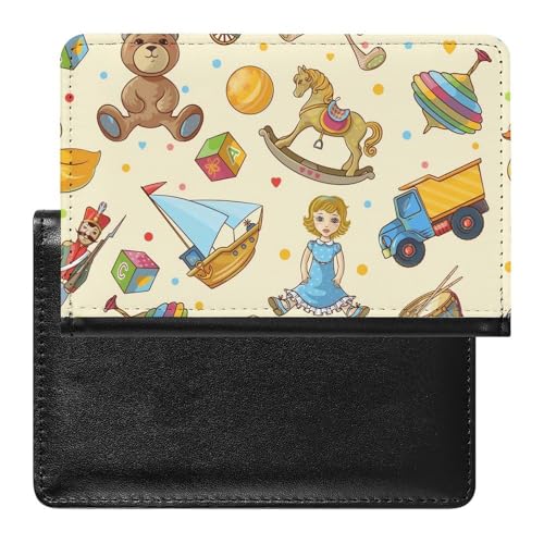 SMACQ Reisepasshülle Spielzeug Reisepass Tasche Reise Gadget Impfpass Hülle Für Damen Herren von SMACQ