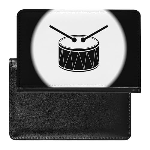 SMACQ Reisepasshülle Trommel Reisepass Schutzhülle Geldbörsen Für Kreditkarten Ausweis Reisedokumente von SMACQ