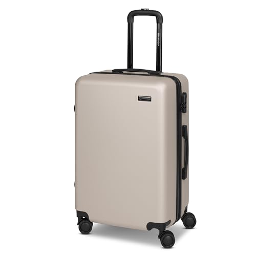 SMARTBOX Hartschalen Check-in Koffer für Damen & Herren | Mittelgroßer M Trolley 43 x 27 x 66 cm aus hochwertigem & robustem ABS-Material | 4-Doppelrollen & Zahlenschloss | 3,16 kg (Edition 05) von SMARTBOX