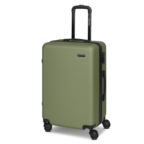 SMARTBOX Hartschalen Check-in Koffer für Damen & Herren | Mittelgroßer M Trolley 43 x 27 x 66 cm aus hochwertigem & robustem ABS-Material | 4-Doppelrollen & Zahlenschloss | 3,16 kg (Edition 05) von SMARTBOX
