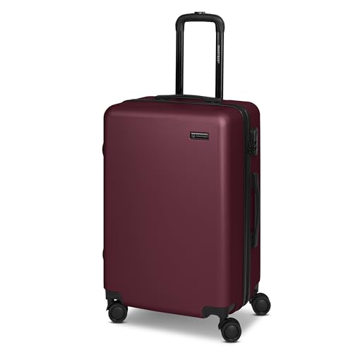 SMARTBOX Hartschalen Check-in Koffer für Damen & Herren | Mittelgroßer M Trolley 43 x 27 x 66 cm aus hochwertigem & robustem ABS-Material | 4-Doppelrollen & Zahlenschloss | 3,16 kg (Edition 05) von SMARTBOX