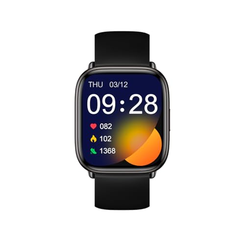 SMARTY 2.0 Digitale Damenuhr mit automatischem Silikonarmband SW081A, schwarz, modern, Schwarz, Modern von SMARTY 2.0