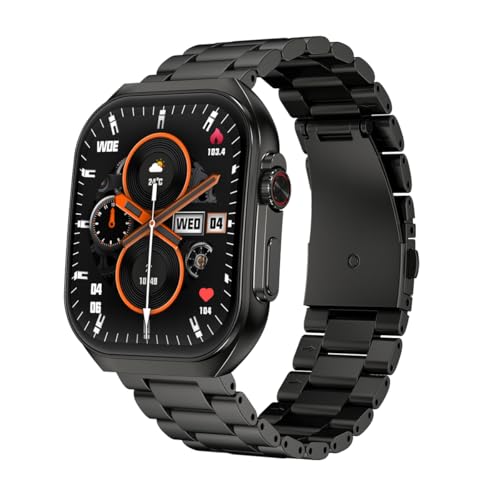 SMARTY 2.0 Herren-Armbanduhr, digital, automatisch, mit Metallarmband SW090H, Schwarz, Modern von SMARTY 2.0