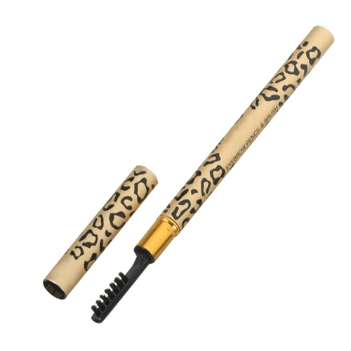 SMASOLO 2 Stück Doppelkopf Augenbrauenstift mit Bürste Leopard Design Wasserfest Schwarz Professionelle Doppelseitige Makeup Augenbrauenstifte für Natürliche Präzise Gleichmäßige SMASOLO 2 Stück Doppelkopf Augenbrauenstift mit Bürste Leopard Design Wasserfest Schwarz Professionelle Doppelseitige Makeup Augenbrauenstifte für Natürliche Präzise Gleichmäßige von SMASOLO