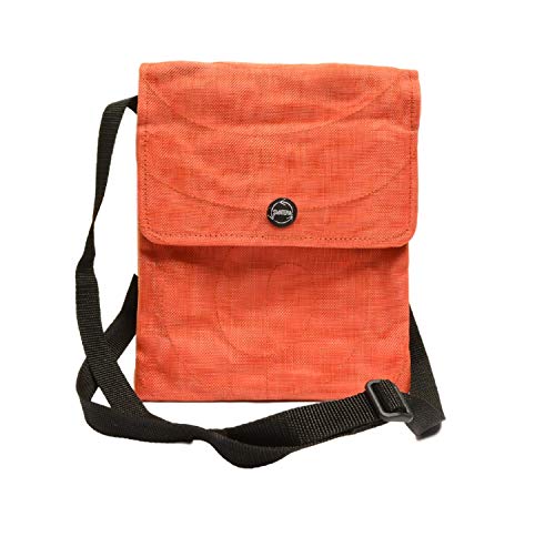 SMATERIA Umhänge-Tasche ESC-Kombi Lachs-Rot | italienisches Design | stylish, leicht, robust von Smateria