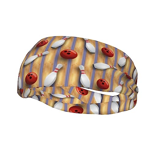 Bowling-Trackball mit Holzboden-Stirnbändern für Frauen, rutschfestes Gesichtswasch- und Make-up-Stirnband, Sport-Lauf-Stirnband, dehnbares Schweißband, modische breite Stirnbänder für Frauen, Stirnbä Bowling-Trackball mit Holzboden-Stirnbändern für Frauen, rutschfestes Gesichtswasch- und Make-up-Stirnband, Sport-Lauf-Stirnband, dehnbares Schweißband, modische breite Stirnbänder für Frauen, Stirnbä von SMAZDFXX