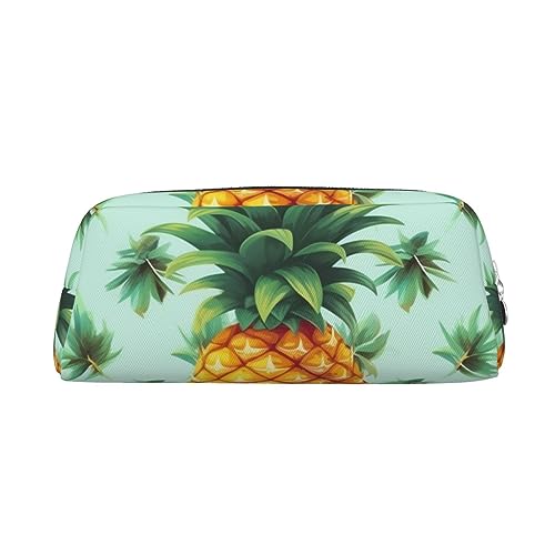 Kosmetiktasche mit tropischen Früchten und Kiefernmotiv für Damen und Herren, Federmäppchen, kleine Kosmetiktasche, Kulturbeutel mit Reißverschluss, ästhetische Stifttaschen, trendige Aufbewahrungstas von SMAZDFXX