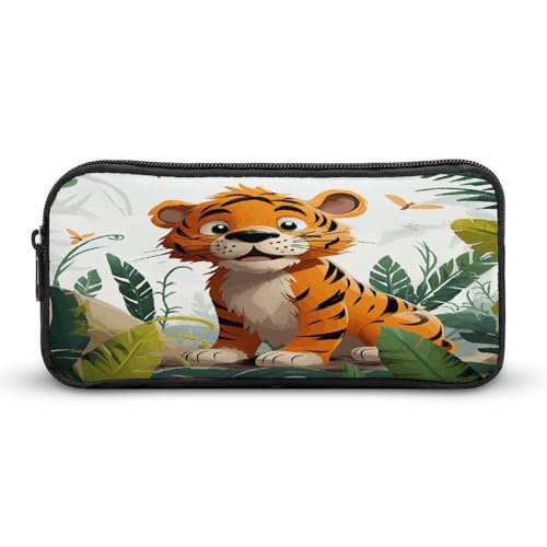 SMAZDFXX Cartoon Tiger Große Aufbewahrungstasche mit hoher Kapazität Beutelhalter Box Organizer Schreibtisch-Organizer von SMAZDFXX