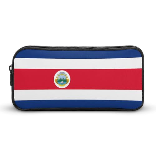 SMAZDFXX Costa Flag Tragbares Federmäppchen, kleine Stifttasche, Bleistifttasche, Make-up-Tasche, Box-Organizer von SMAZDFXX
