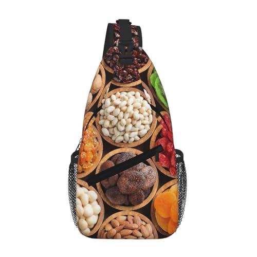 SMAZDFXX Creative Nut Patterns Herren-Umhängetasche, leichte Handy-Geldbörse, Schlüsseletui, Brusttasche für Reisen und Fitness SMAZDFXX Creative Nut Patterns Herren-Umhängetasche, leichte Handy-Geldbörse, Schlüsseletui, Brusttasche für Reisen und Fitness von SMAZDFXX