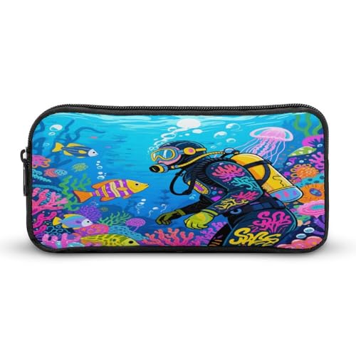 SMAZDFXX Deep Sea Expedition Große Aufbewahrungstasche mit hoher Kapazität, Beutelhalter, Box-Organizer, Schreibtisch-Organizer von SMAZDFXX