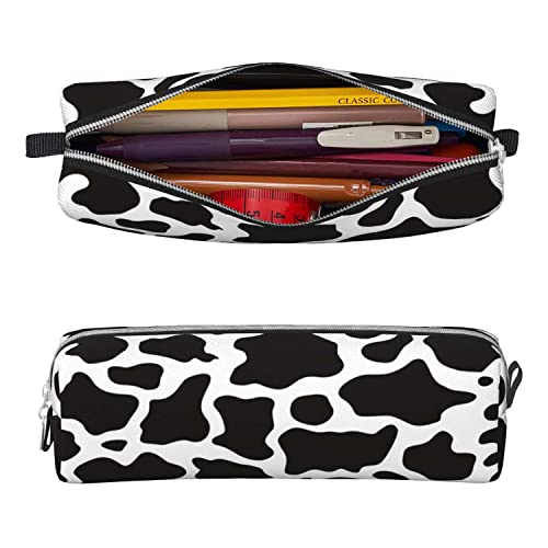 SMAZDFXX Federmäppchen, Federtasche, kleines Federmäppchen mit Reißverschluss, für Studenten, Büro, Schreibwaren-Organizer für Mädchen und Jungen – Kuh-Tier-Muster SMAZDFXX Federmäppchen, Federtasche, kleines Federmäppchen mit Reißverschluss, für Studenten, Büro, Schreibwaren-Organizer für Mädchen und Jungen – Kuh-Tier-Muster von SMAZDFXX