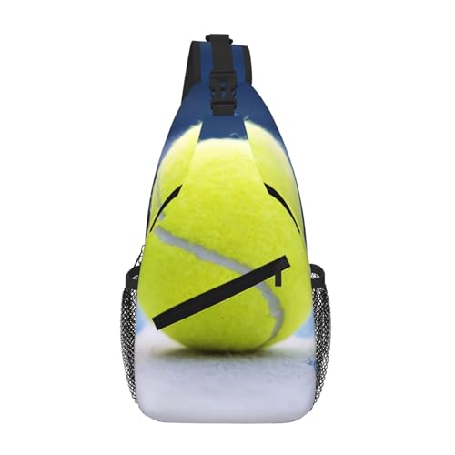 SMAZDFXX Fun Tennis Herren-Umhängetasche, leichte Handy-Geldbörse, Schlüsseletui, Brusttasche für Reisen und Fitness SMAZDFXX Fun Tennis Herren-Umhängetasche, leichte Handy-Geldbörse, Schlüsseletui, Brusttasche für Reisen und Fitness von SMAZDFXX