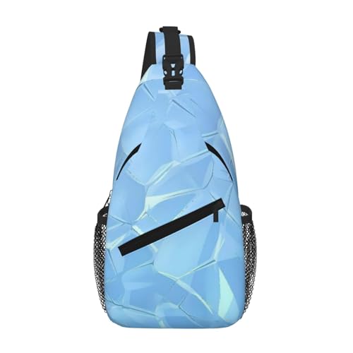 SMAZDFXX Interessante Umhängetasche für Herren mit Eisstruktur, leichte Handy-Geldbörse, Schlüsseletui, Brusttasche für Reisen und Fitness SMAZDFXX Interessante Umhängetasche für Herren mit Eisstruktur, leichte Handy-Geldbörse, Schlüsseletui, Brusttasche für Reisen und Fitness von SMAZDFXX