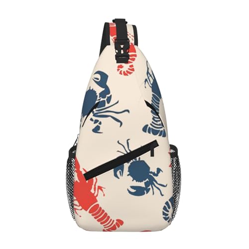 SMAZDFXX Interessante Umhängetasche für Herren mit Meerestieren, leichte Handy-Geldbörse, Schlüsseletui, Brusttasche für Reisen und Fitness SMAZDFXX Interessante Umhängetasche für Herren mit Meerestieren, leichte Handy-Geldbörse, Schlüsseletui, Brusttasche für Reisen und Fitness von SMAZDFXX