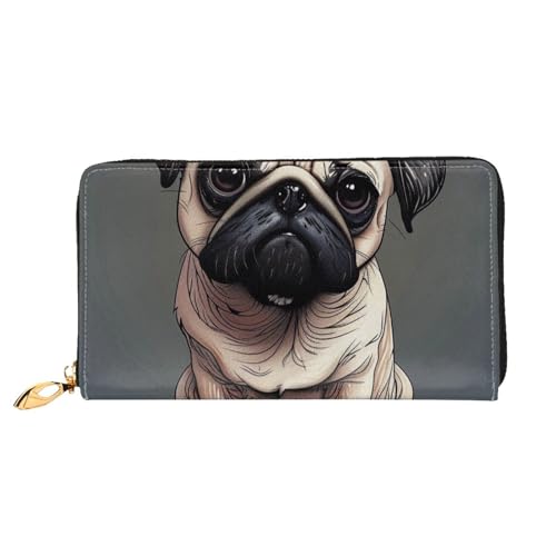 SMAZDFXX Kartenetui mit Bier- und Langustenmuster | Kartenetui und Taschengeldbörse aus PU-Leder von SMAZDFXX