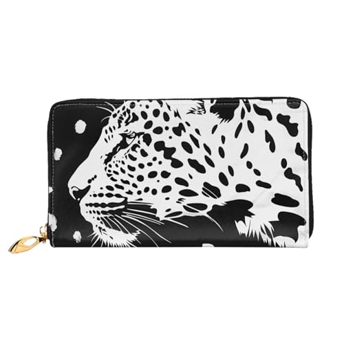 SMAZDFXX Kartenetui mit Cartoon-Milchkuh-Aufdruck | Kartenetui und Taschengeldbörse aus Pu-Leder von SMAZDFXX