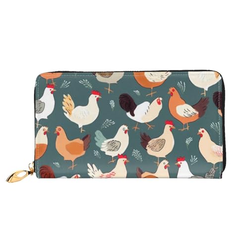 SMAZDFXX Kartenetui mit Fledermaus-Print | Kartenetui und Taschengeldbörse aus PU-Leder von SMAZDFXX