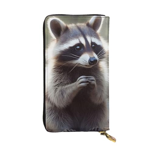 SMAZDFXX Kartenetui mit Schneeleoparden-Print in Blau | Kartenetui und Taschengeldbörse aus PU-Leder von SMAZDFXX