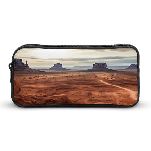 SMAZDFXX Landschaft des Monument Valley, große Aufbewahrungstasche mit hoher Kapazität, Beutelhalter, Box-Organizer, Schreibtisch-Organizer von SMAZDFXX