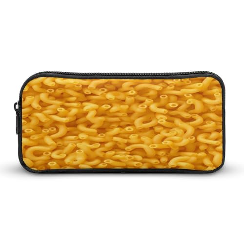 SMAZDFXX Macaron and Cheese Tragbares Federmäppchen, kleine Stifttasche, Bleistifttasche, Make-up-Tasche, Box-Organizer von SMAZDFXX