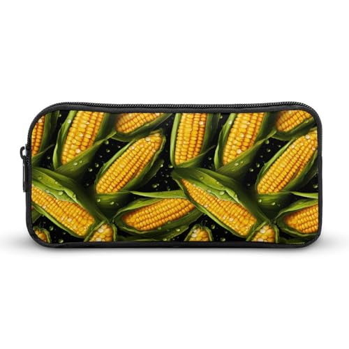 SMAZDFXX Mais Tragbares Federmäppchen, kleine Stifttasche, Bleistifttasche, Make-up-Tasche, Box-Organizer von SMAZDFXX