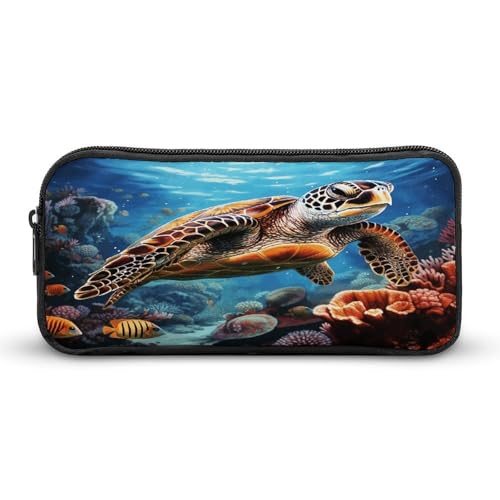 SMAZDFXX Meeresschildkröten Diamantmalerei Große Aufbewahrungstasche mit hoher Kapazität Beutelhalter Box Organizer Schreibtisch-Organizer von SMAZDFXX