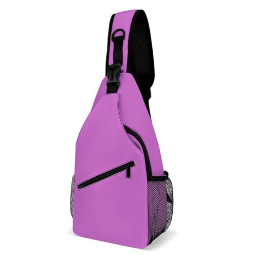 SMAZDFXX Modische Brusttasche, Reise-Umhängetasche, lila-rot, kleine Umhängetasche für Damen und Herren SMAZDFXX Modische Brusttasche, Reise-Umhängetasche, lila-rot, kleine Umhängetasche für Damen und Herren von SMAZDFXX