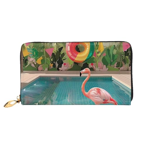 SMAZDFXX Öl Niedliche Schnauzer Hunde Bedruckte Kartenhalter-Geldbörse | Pu-Leder Kartenetui Geldbörse & Taschengeldbörse von SMAZDFXX