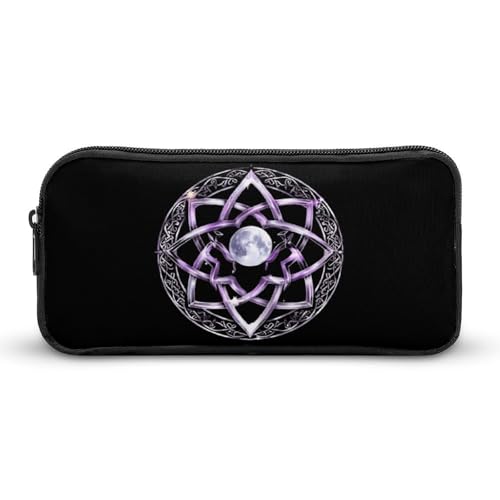 SMAZDFXX Pentagramm Mandala Tragbares Federmäppchen Kleine Stifttasche Bleistifttasche Make-up-Tasche Box Organizer von SMAZDFXX