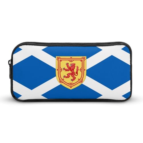 SMAZDFXX Schottland Wappen Flagge Tragbares Federmäppchen Kleine Stifttasche Bleistifttasche Make-up-Tasche Box Organizer von SMAZDFXX