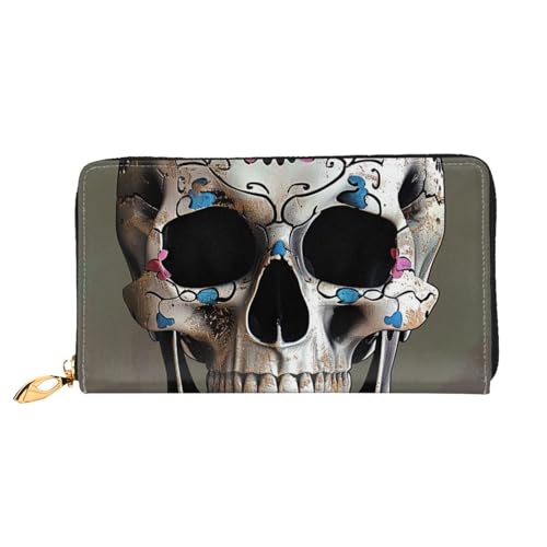 SMAZDFXX Schwarzes Kartenetui mit Glitzeraufdruck | Kartenetui und Taschengeldbörse aus PU-Leder von SMAZDFXX