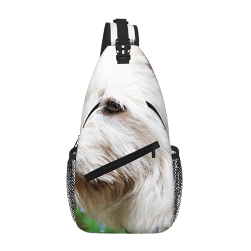 SMAZDFXX Süße Xiasi-Hunde-Umhängetasche für Herren, leichte Handy-Geldbörse, Schlüsseletui, Brusttasche für Reisen und Fitness SMAZDFXX Süße Xiasi-Hunde-Umhängetasche für Herren, leichte Handy-Geldbörse, Schlüsseletui, Brusttasche für Reisen und Fitness von SMAZDFXX